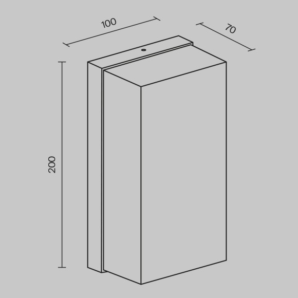 Уличный настенный светильник Maytoni Badd O454WL-L10GF3K