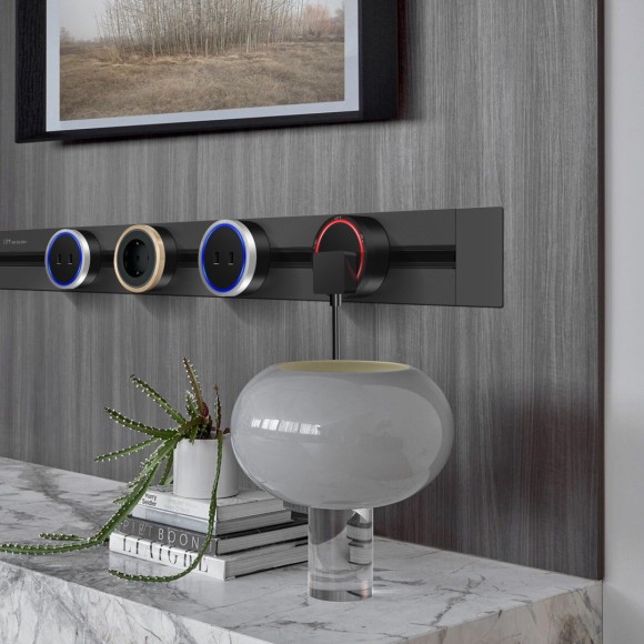 Трековая розетка Arte Milano Am-track-sockets 380022TS/ES Grey