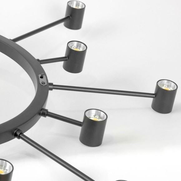 Подвесная светодиодная люстра Lussole Hopkins LSP-7407