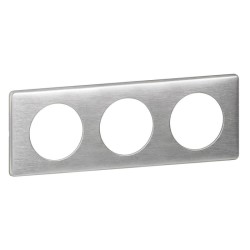 Рамка 3-постовая Legrand Celiane алюминий 068923