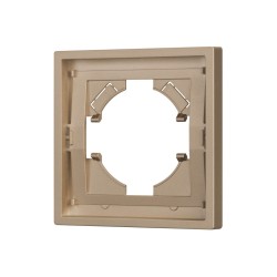 Рамка пластиковая на 1 пост Arlight FRM-TENDO-PL-1-GD 053838