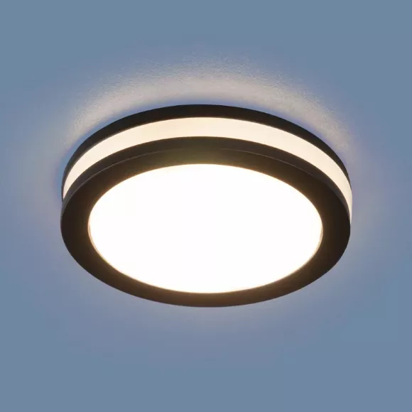 Встраиваемый светодиодный светильник Elektrostandard DSKR80 5W 4200K черный 4690389068423, светодиодный модуль
