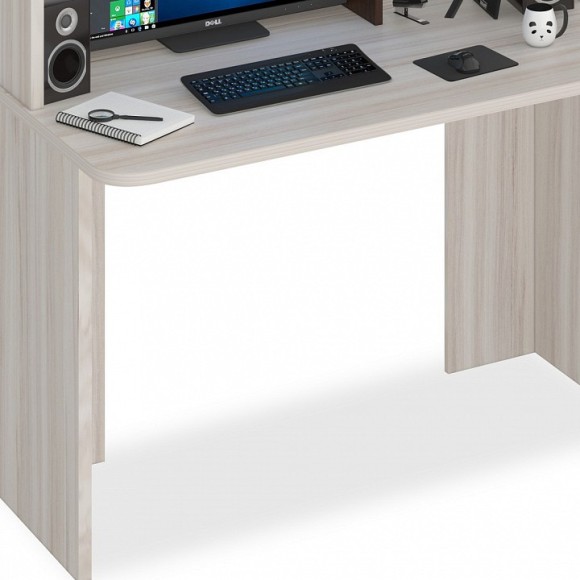 Стол компьютерный Домино Lite СКЛ-Прям120Р+НКЛ-120 MER_SKL-Pryam120Rbez_tumby-NKL-120_KV