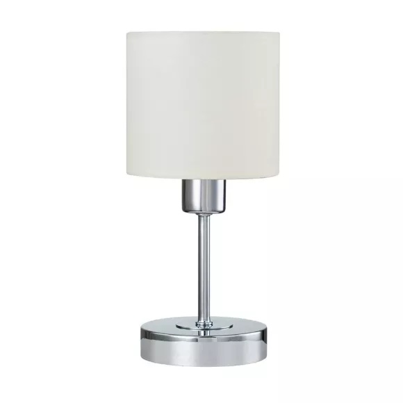 Настольная лампа Escada Denver 1109/1 Chrome/Beige, Хром, Бежевый, Металл, крупный план основания