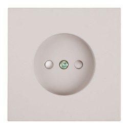 Розетка 1-местная с защитной шторкой (механизм) Stekker б/з Мия 250В 16А RST16-3109-08 пудровый жемчуг 50483