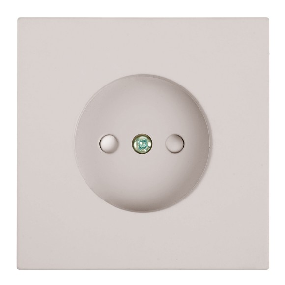 Розетка 1-местная с защитной шторкой (механизм) Stekker б/з Мия 250В 16А RST16-3109-08 пудровый жемчуг 50483