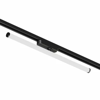 Трековый однофазный светильник Denkirs Strom DK6648-BK