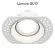 Встраиваемый светильник Maytoni Dot DL042-01-RD-W