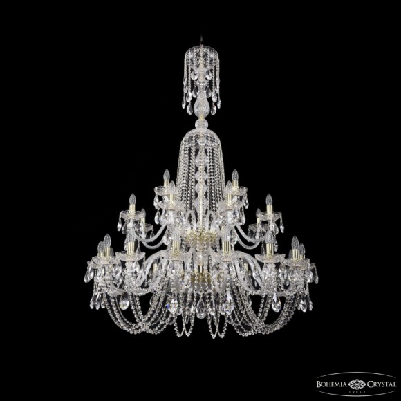Подвесная люстра Bohemia Ivele Crystal 1402/16+8+4/400/XL-160/2d G