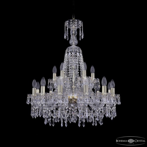 Подвесная люстра Bohemia Ivele Crystal 1403/12+6/240/XL-80 G