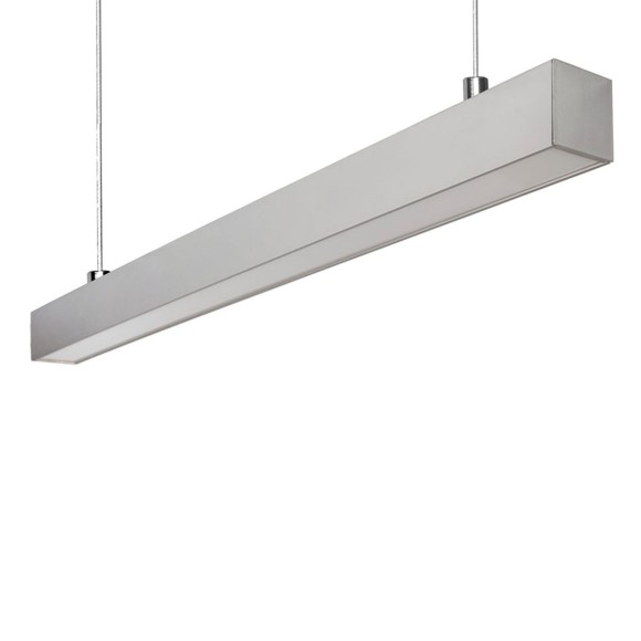 Линейный подвесной светильник Uniel ULO-K10D 30W/5000K/L60/H IP40 SILVER UL-00013170
