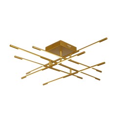 Потолочная светодиодная люстра Delight Collection Tubular MX18001070-12A gold