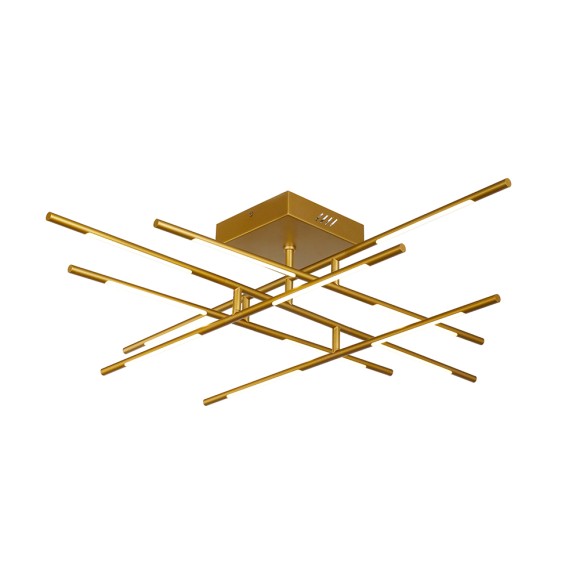 Потолочная светодиодная люстра Delight Collection Tubular MX18001070-12A gold