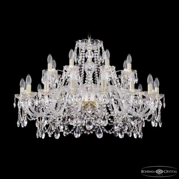 Подвесная люстра Bohemia Ivele Crystal 1411/16+8/360 G