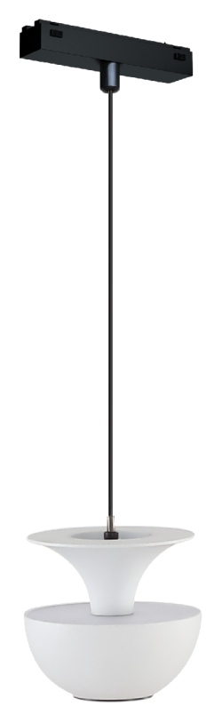 Трековый магнитный светильник iLedex Vision 4825-044-D80-6W-38DG-4000K-WH