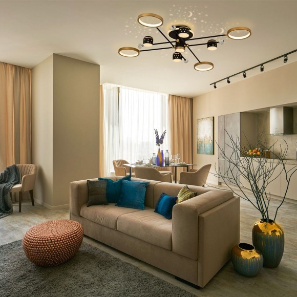 Потолочная светодиодная люстра LED4U L3116-8