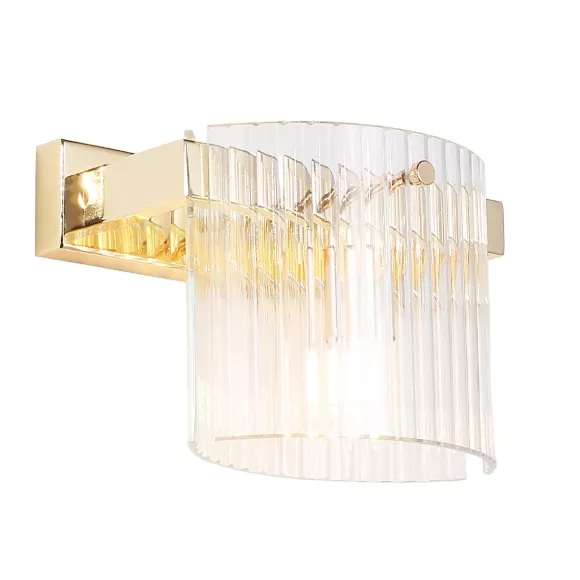 Бра Crystal Lux ENCANTO AP1, Золото, Прозрачный, Металл, крупный план Бра Crystal Lux ENCANTO AP1, Золото, Прозрачный, Металл, крупный план