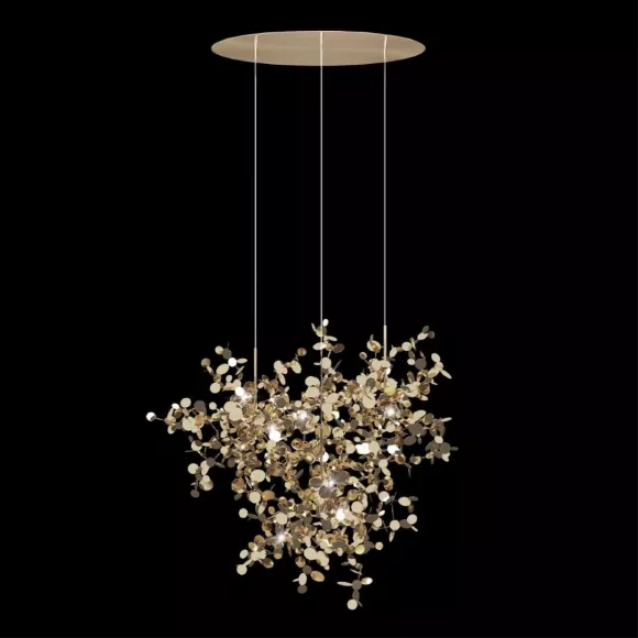 Подвесная люстра Loft IT Spark 10101/3 Gold, Золото, Металл, Арт-деко стиль Подвесная люстра Loft IT Spark 10101/3 Gold, Золото, Металл, Арт-деко стиль