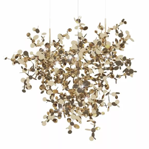 Подвесная люстра Loft IT Spark 10101/3 Gold, Арт-деко, Золото Подвесная люстра Loft IT Spark 10101/3 Gold, Арт-деко, Золото