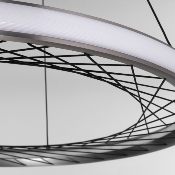 Подвесная светодиодная люстра Eurosvet Parafe 40024/1 LED серый