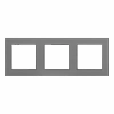 Рамка на 3 поста Arlight FRM-GLARE-GS-3-GR 043801