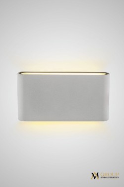 Уличный настенный светильник AM Group AM244-2Х7W WH