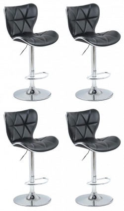 Набор из 4 стульев барных Serenity Echo HSBI_DC419_black_4