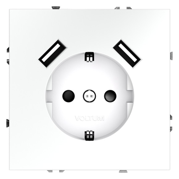 Розетка с USB Voltum S70 VLS040402