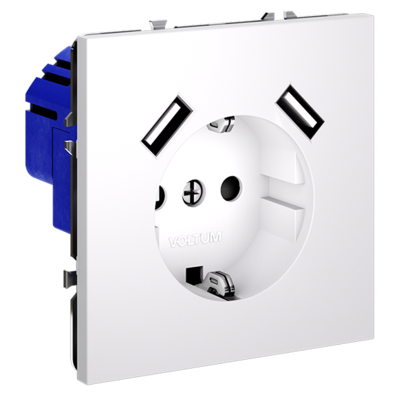 Розетка с USB Voltum S70 VLS040402