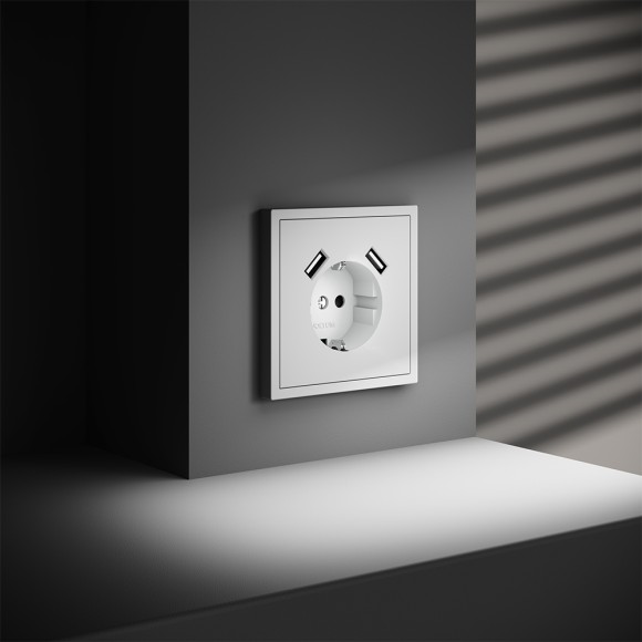 Розетка с USB Voltum S70 VLS040402