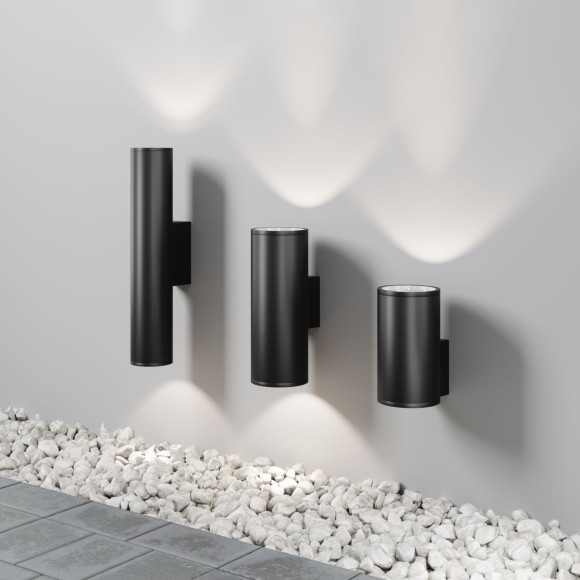 Уличный настенный светильник Maytoni Shim O514WL-L15B3K