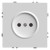 Розетка 1-местная б/з с защитной шторкой Stekker Эмили RST16-5109-01ZK 50234