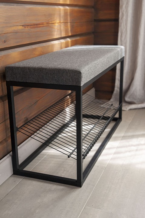 Банкетка-стеллаж для обуви Крафт 1 MBS_LMN-11-1869