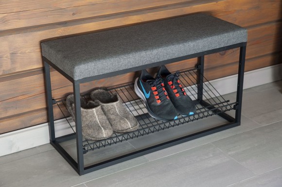 Банкетка-стеллаж для обуви Крафт 1 MBS_LMN-11-1869
