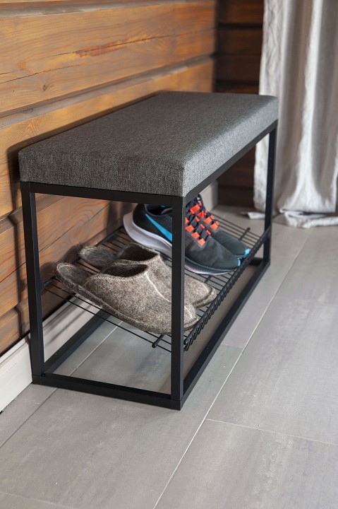 Банкетка-стеллаж для обуви Крафт 1 MBS_LMN-11-1869