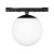 Трековый магнитный светильник Arlight MAG-MICROCOSM-SFERO-R80-7W Warm3000 (BK, 230 deg, 24V) (IP20 Металл) 051784