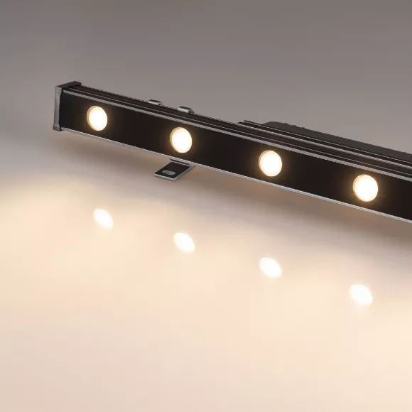Линейный прожектор Arlight AR-LINE-500-6W Warm3000 (GR, 30 deg, 230V) 037364(1), Серый, Прозрачный, Теплый белый, светодиодный модуль