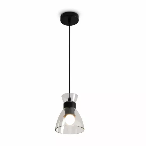Подвесной светильник Freya Topi FR5503PL-01B, Черный, Прозрачный, Металл, декоративные элементы крупным планом Подвесной светильник Freya Topi FR5503PL-01B, Черный, Прозрачный, Металл, декоративные элементы крупным планом