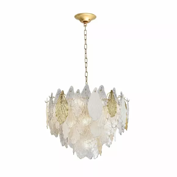 Подвесная люстра Odeon Light Lace 5052/15, Золото, Прозрачный, Металл, крупный план Подвесная люстра Odeon Light Lace 5052/15, Золото, Прозрачный, Металл, крупный план