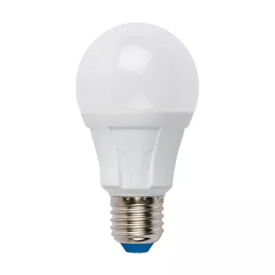 Лампа светодиодная диммируемая (UL-00004287) Uniel E27 10W 3000K матовая LED-A60 10W/3000K/E27/FR/DIM PLP01WH