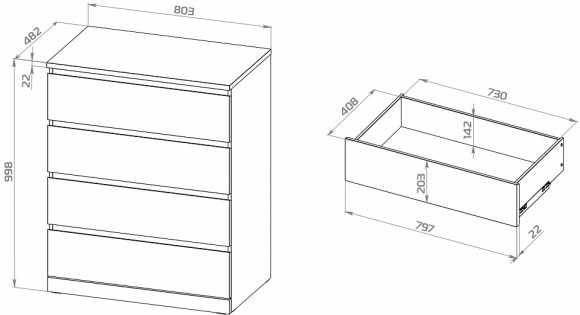 Комод Варма Прайм SHST_S01699