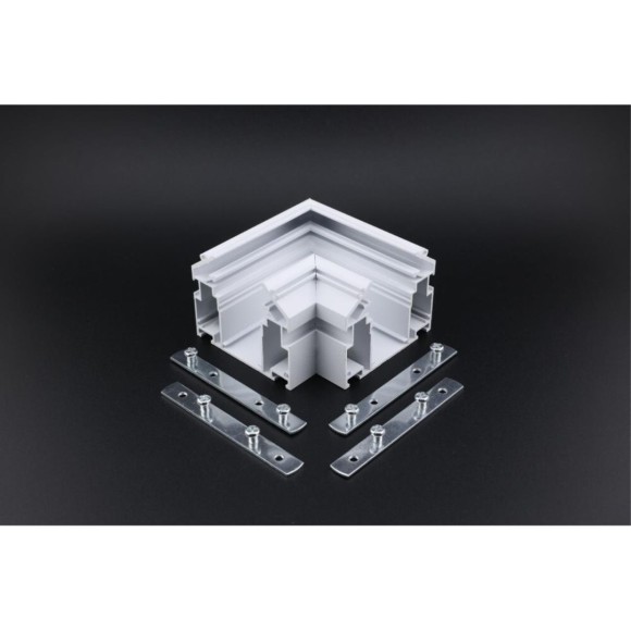 Соединитель для магнитного шинопровода угловой плоский для натяжного потолка Aployt Magnetic track 220 APL.0286.10.02