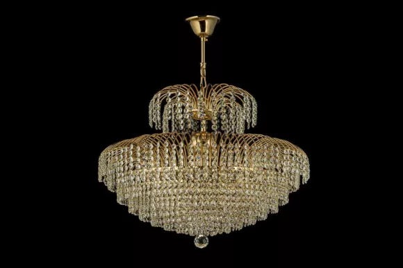 Подвесная люстра Arti Lampadari Salentino E 1.5.60.100 G, Золото, Прозрачный, Металл, декоративные элементы крупным планом Подвесная люстра Arti Lampadari Salentino E 1.5.60.100 G, Золото, Прозрачный, Металл, декоративные элементы крупным планом
