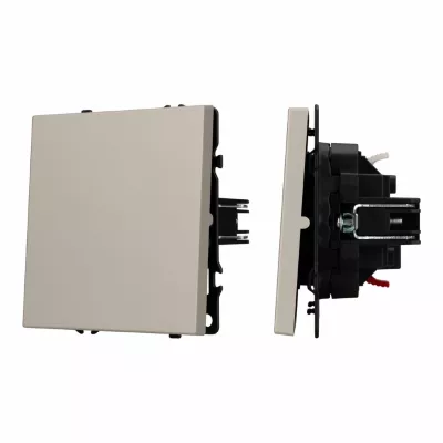 Выключатель проходной 1 кл софт-тач кашемир Arlight SWT-MKP1-SFPL-CA (250V, 10A) 059432(1)