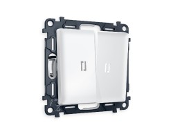 Комплект механизма 2-кл выключателя с подсветкой Ambrella Volt Alfa MA124015