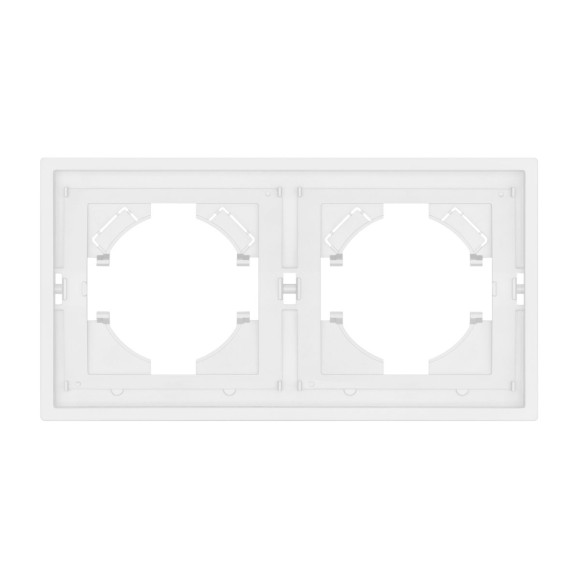 Рамка пластиковая на 2 поста Arlight FRM-TENDO-PL-2-WH 053839