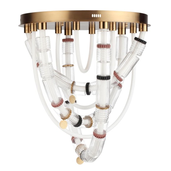 Потолочная светодиодная люстра Odeon Light Collier 5455/80CL