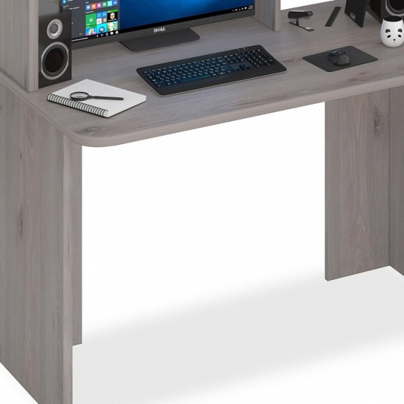 Стол компьютерный Домино Lite СКЛ-Прям120Р+НКЛ-120 MER_SKL-Pryam120Rbez_tumby-NKL-120_N