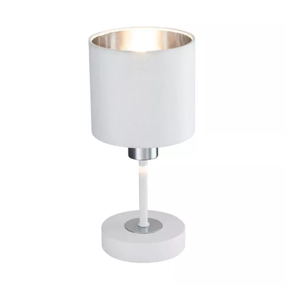 Настольная лампа Escada Denver 1109/1 White/Silver, основание крупным планом Настольная лампа Escada Denver 1109/1 White/Silver, основание крупным планом