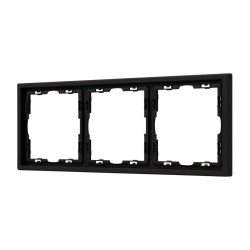 Рамка пластиковая Arlight FRM-NOBE-SFPL-3-BK 054220